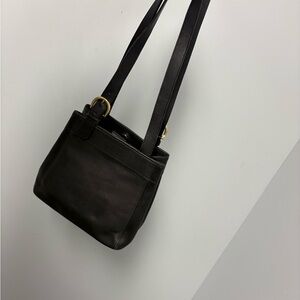 Coach Black Leather Shoulder Bag 4157